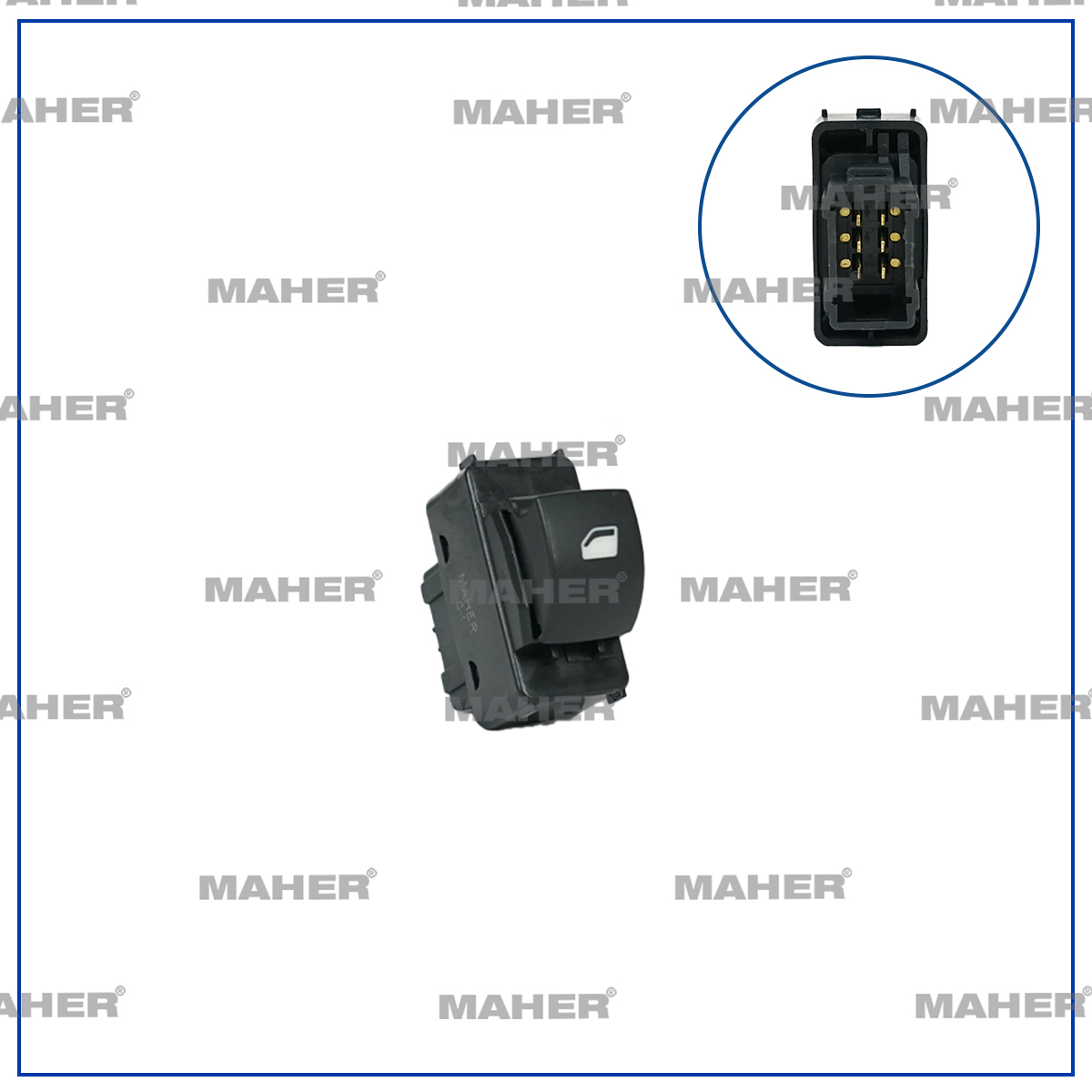 Peugeot 207 Sağ Düğme Cam Açma OEM 6490E2